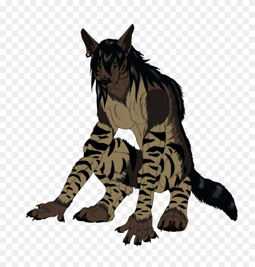 Anthro Brown Hyena Weasyl - Hyena PNG