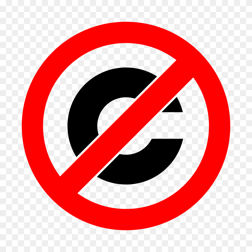 2000x2000 Anti Copyright - Copyright Logo PNG