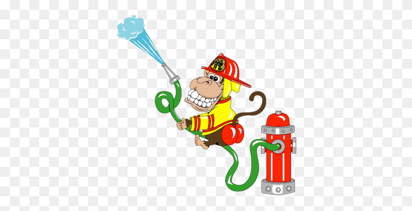 370x370 Anti Monkey Butt - Fireman Clipart