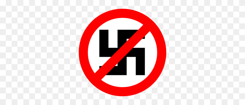 300x300 Anti Nazi Symbol Clip Art - Protest Sign Clipart