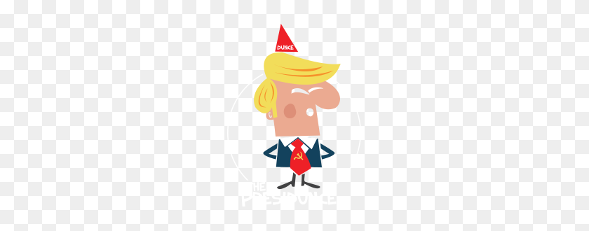 270x270 Anti Trump, Political Buttons - Dunce Hat PNG