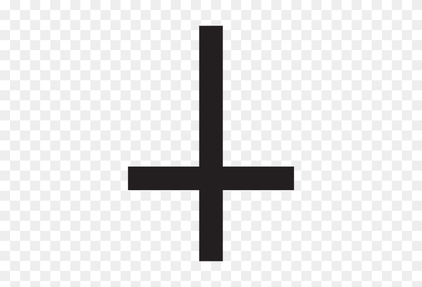 512x512 Antichrist Cross Sign - Cross PNG