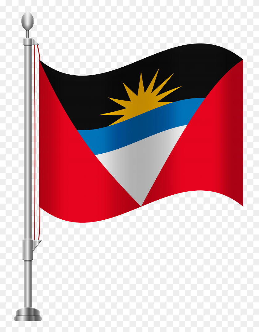 6141x8000 Antigua Flag Png Clip Art - Freezer Clipart