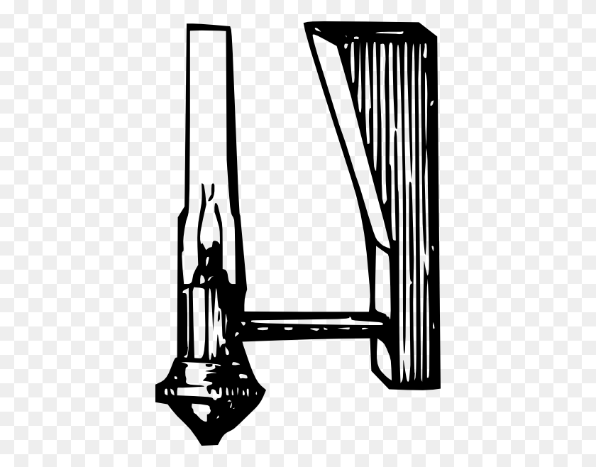 402x598 Античная Свеча Лампа Картинки Бесплатный Вектор - Спа Клипарт Черный И Белый