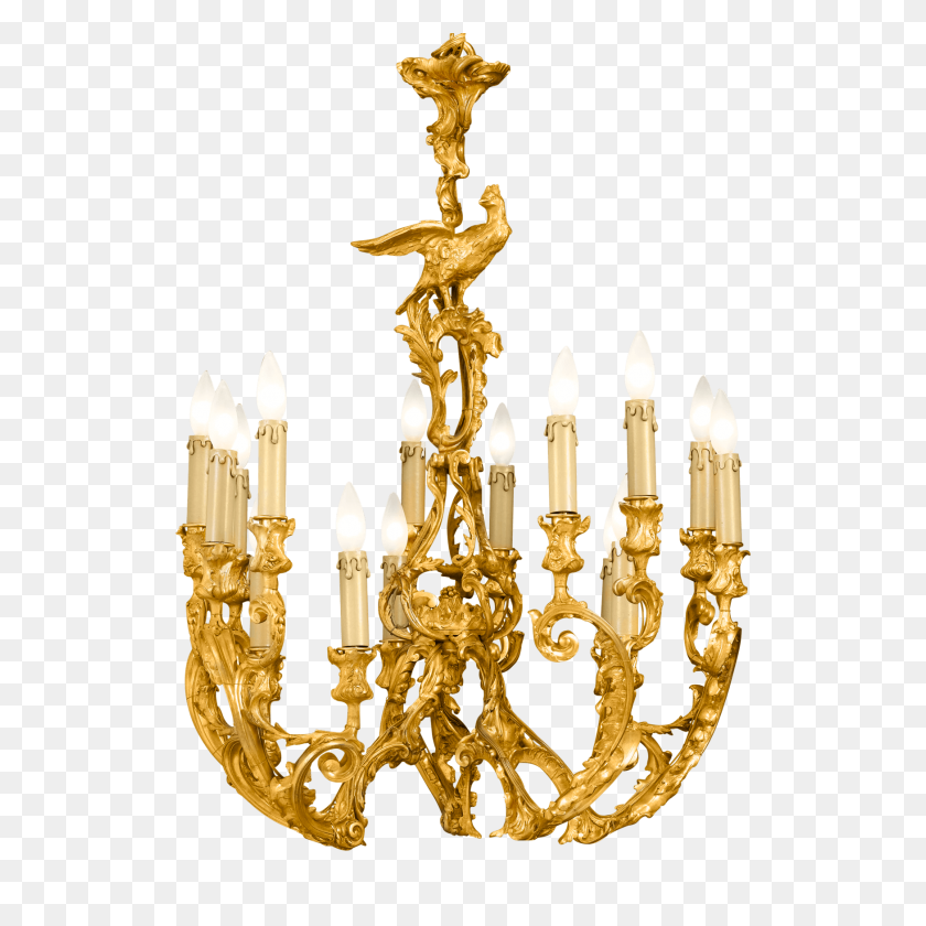 1750x1750 Antique Chandeliers, Bronze Ormolu Chandelier, Rococo Revival - Chandelier PNG