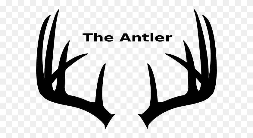 600x397 Antler Clipart Silhouette - Deer Silhouette PNG