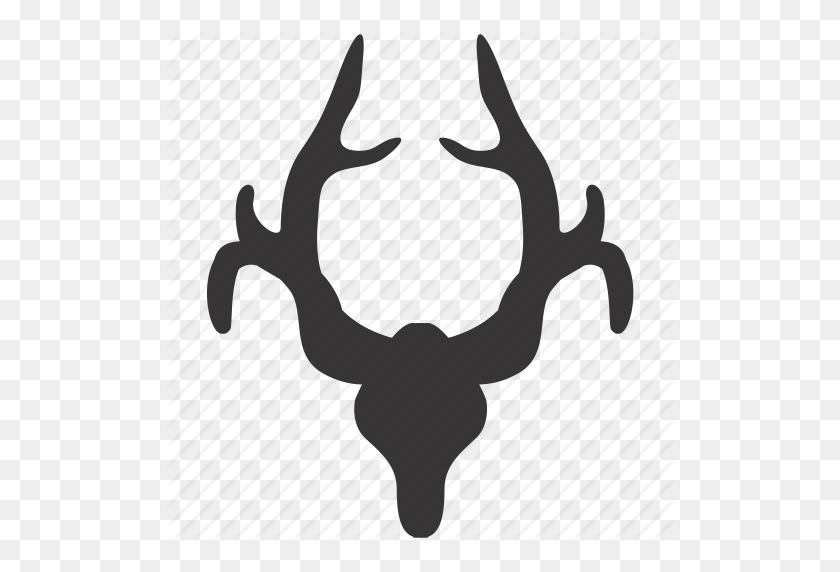512x512 Antlers, Decor, Decoration, Design, Horns, Interior Icon - Antlers PNG