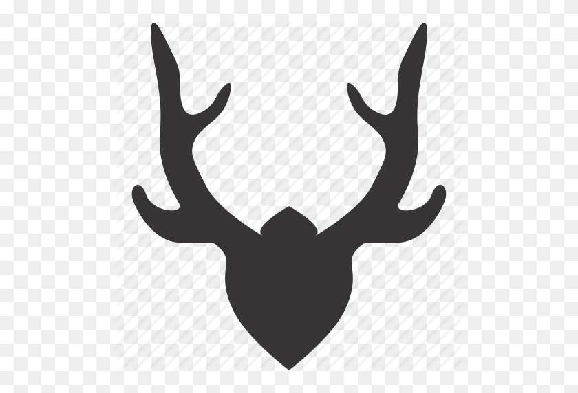 512x512 Antlers, Decoration, Design, Horns, Interior, Trophy Icon - Antlers PNG