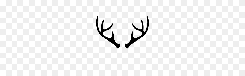 200x200 Antlers Icons Noun Project - Antler PNG