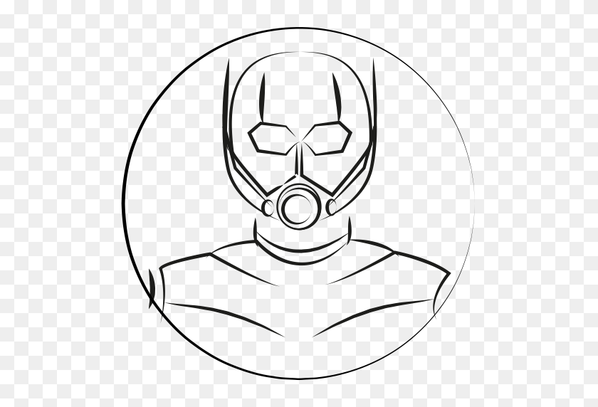512x512 Antman, Avatar, Hero, Marvel Hero Icon - Antman PNG