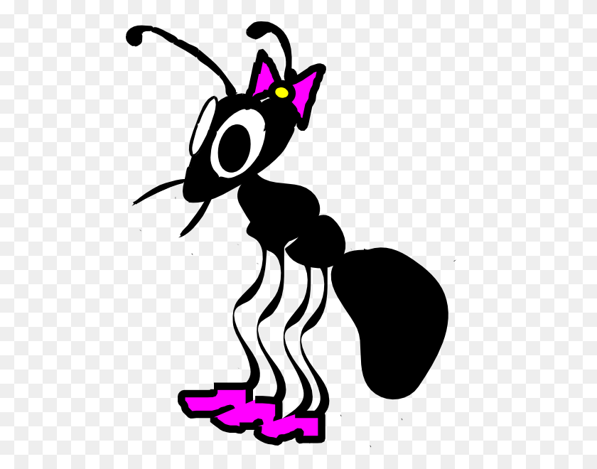 486x600 Ants Clipart White Background Pencil And In Color Ants - Ants Clipart