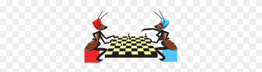 299x171 Ants Playing Chess Clip Art - Chess Clipart