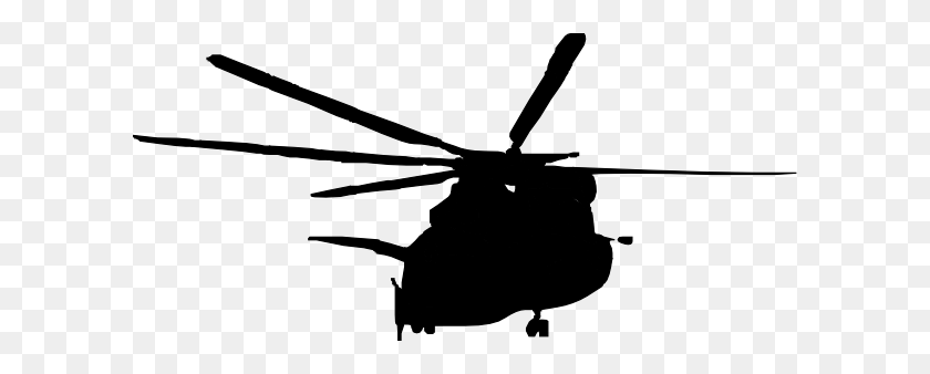 600x278 Силуэт Вертолета Apache - Клипарт Apache