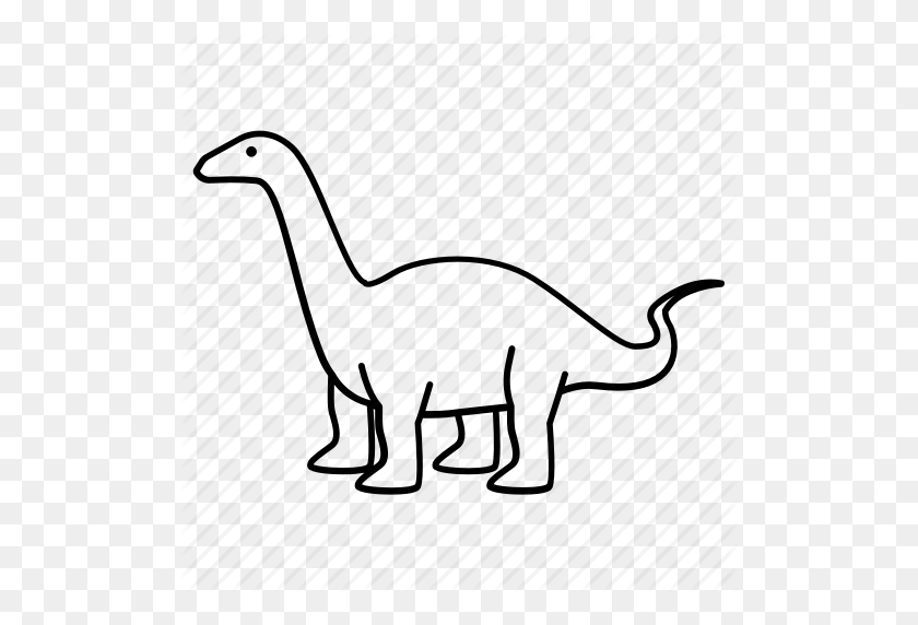 512x512 Апатозавр, Брахиозавр, Бронтозавр, Динозавр, Диплодок - Бронтозавр Png