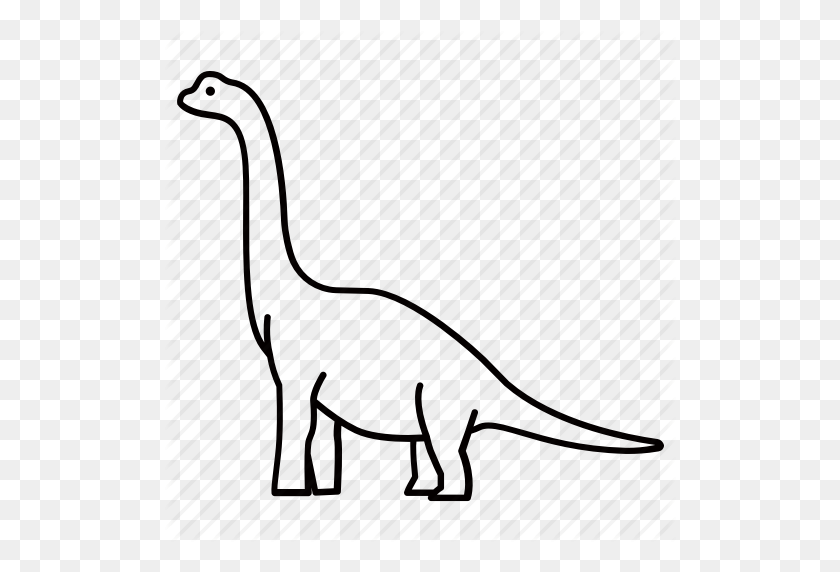 512x512 Apatosaurus, Brachiosaurus, Brontosaurus, Dinosaur, Herbivorous - Brachiosaurus PNG
