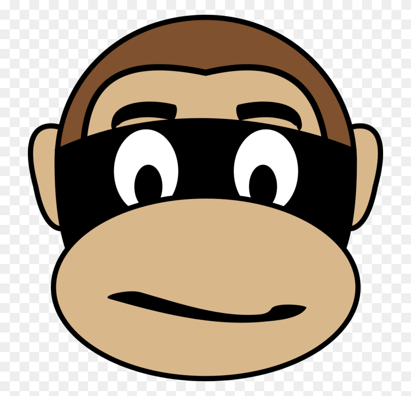726x750 Ape Gorila Chimpancé Mono Emoji - Imágenes Prediseñadas De Chimpancé