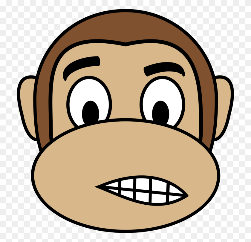 727x750 Ape Monkey Emoji Computer Icons Drawing - Monkey Emoji PNG