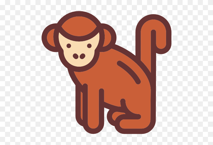 512x512 Ape, Monkey, Zoo, Animals, Mammal, Wild Life, Animal Kingdom Icon - Ape PNG