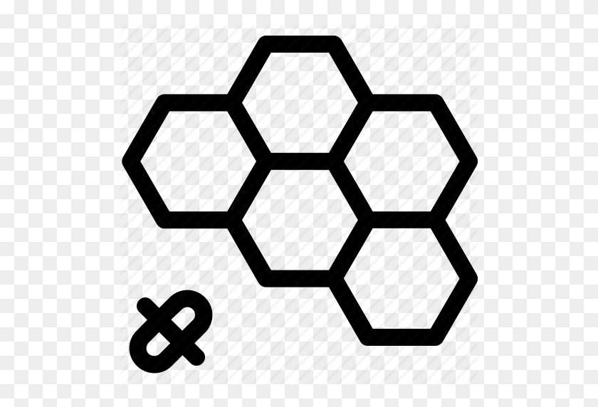 512x512 Apitherapy, Bee, Beehive, Hexagon, Honey, Honeycomb, Therapy Icon - Honey Comb PNG