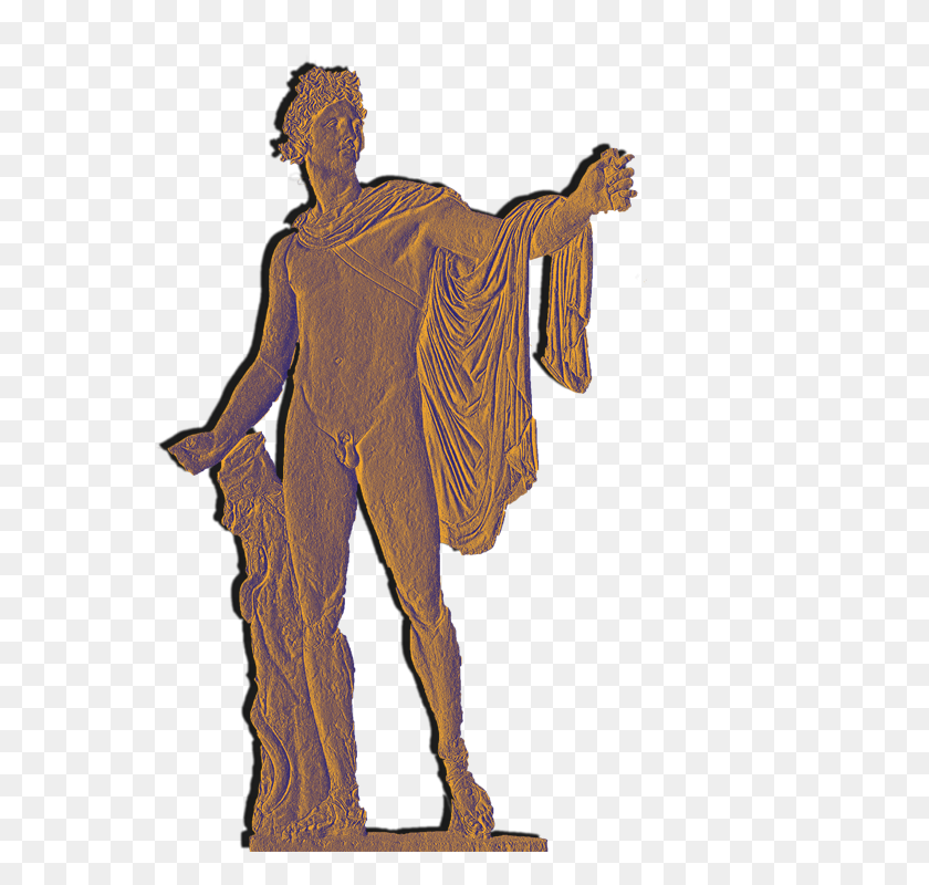580x740 Contenido De Apolo Principal - Estatua Griega Png