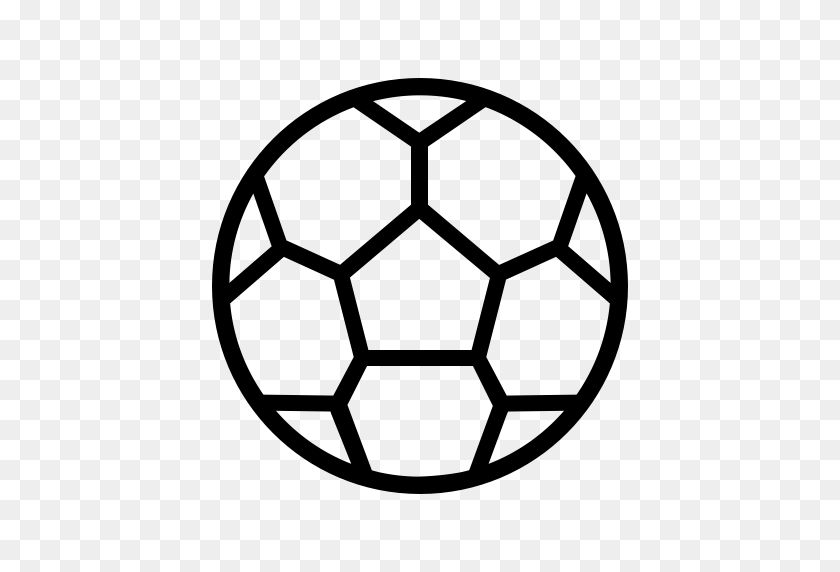 512x512 App Fútbol Contorno, Icono De Fútbol Con Formato Png Y Vector - Icono De Fútbol Png