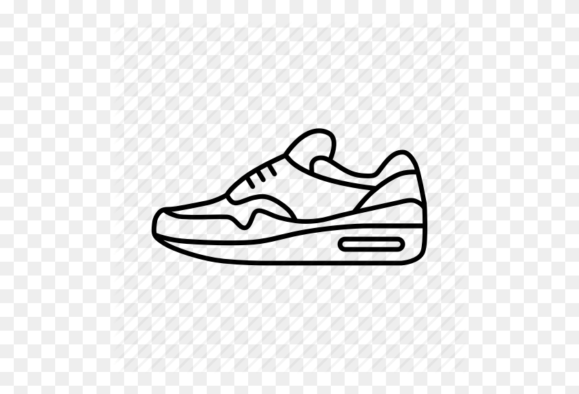 Apparel, Footwear, Nike, Run, Shoe, Shoes, Sneaker Icon - Sneaker PNG