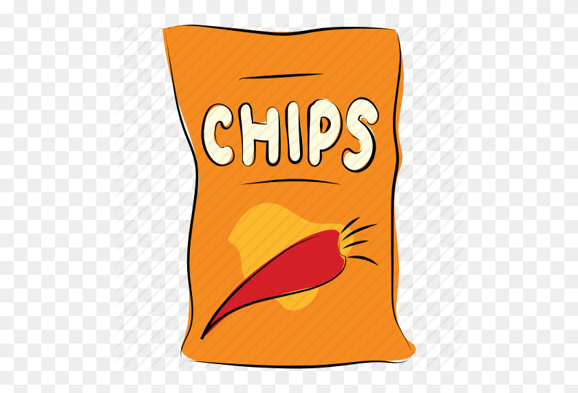 512x512 Appetizer Snack, Potato Chips, Potato Crisp, Savory Snack, Side - Side Dish Clip Art