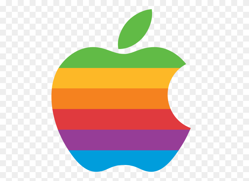 500x550 Apple - 80s PNG
