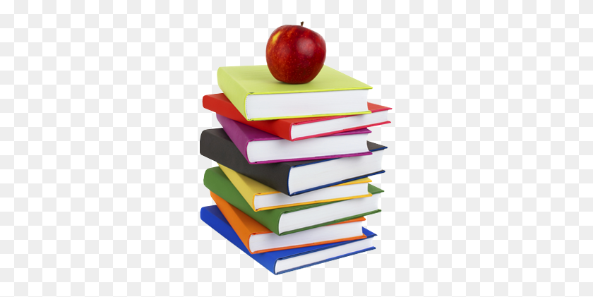 273x361 Apple And Book Png Transparent Apple And Book Images - Pile Of Books PNG