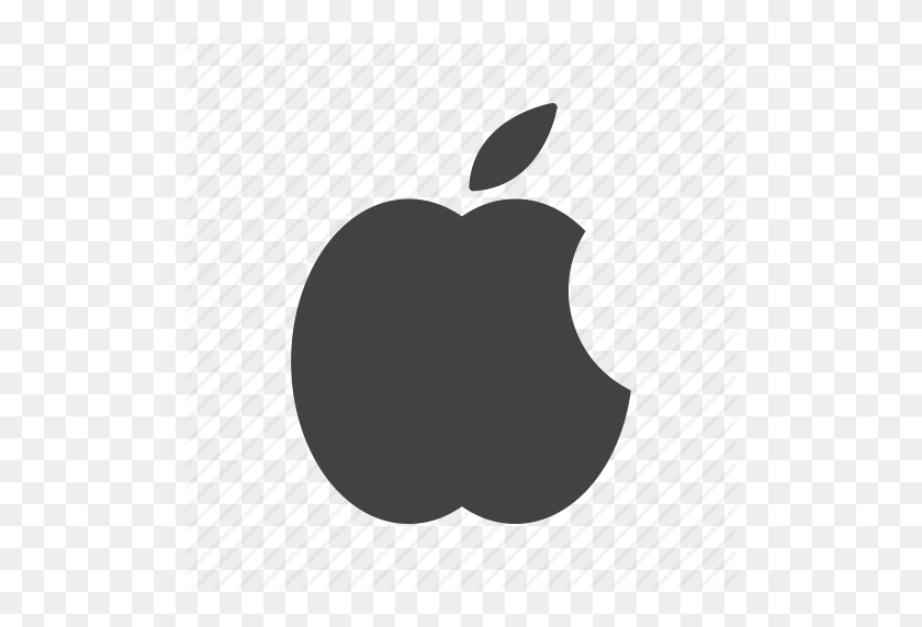 512x512 Apple, Apple Logo, Logo, Media, Social Icon - White Apple Logo PNG
