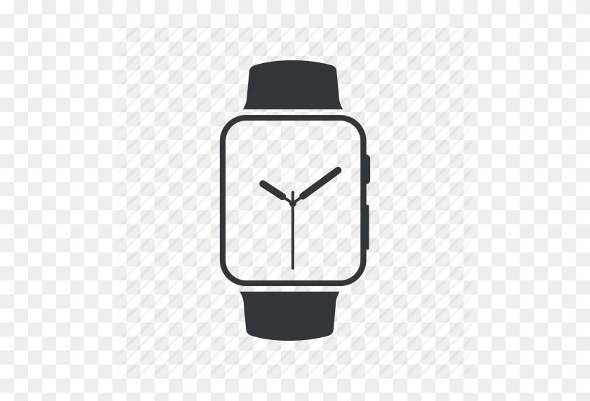 512x512 Apple, Apple Watch, Clock, Device, Iwatch, Smartphone, Watch Icon - Apple Watch PNG