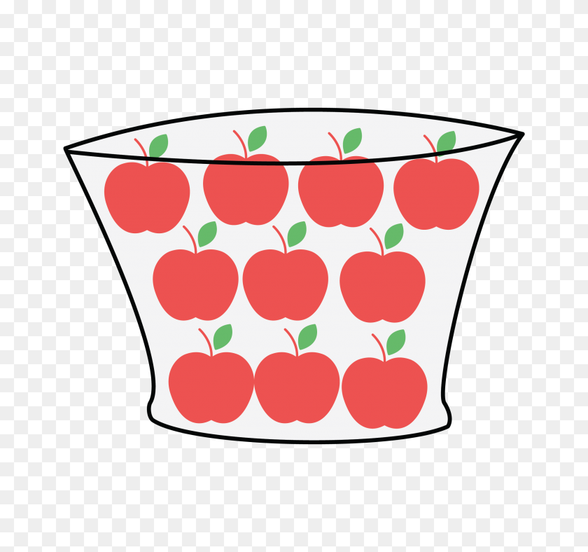 2480x2316 Apple Basket Clipart Free In The Winging - Apple Basket Clipart