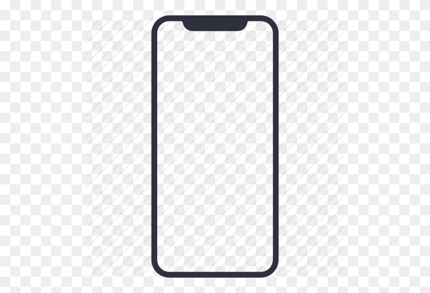 512x512 Apple, Cell, Device, Iphone, Iphone Iphone X - Iphone PNG Transparent