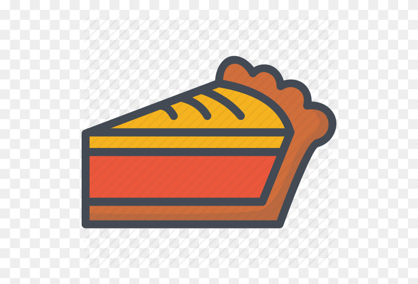 512x512 Apple, Cherry, Day, Holiday, Pie, Slice, Thanksgiving Icon Icon - Pumpkin Pie PNG