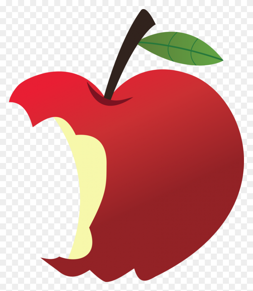 830x962 Apple Clip Art Free - Snow White Apple Clipart