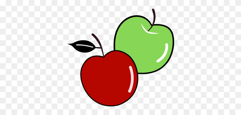 374x340 Apple Clipping Path - Observatory Clipart