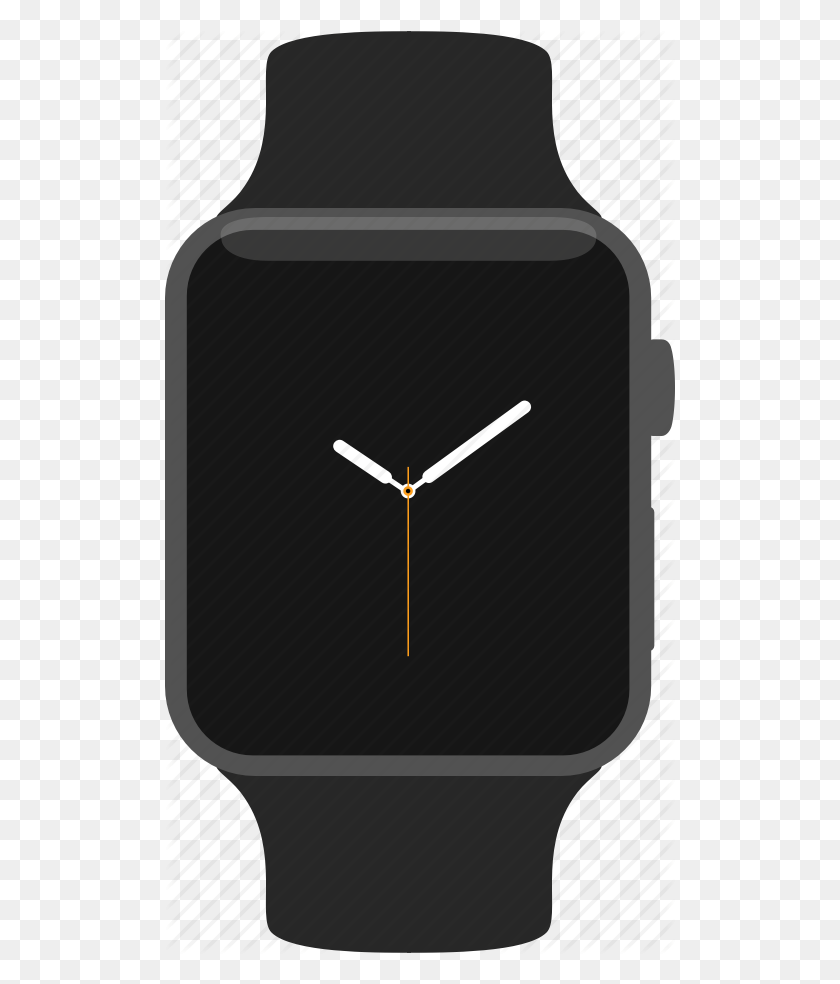 510x924 Apple, Clock, Spacegray, Sport, Time, Watch, Wrist Icon - Apple Watch PNG