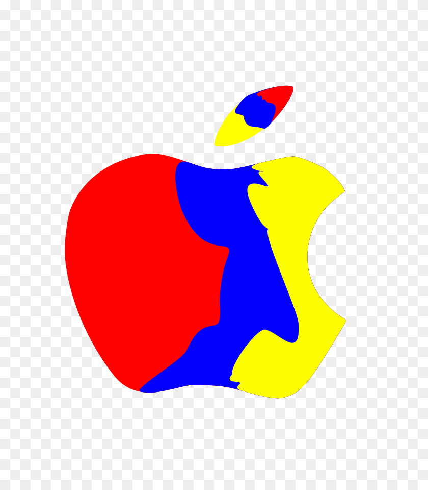 636x900 Клипарт Apple Colombiana, Векторная Графика Онлайн, Роялти Бесплатно - Apple Slice Clipart