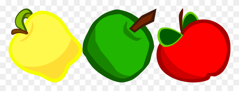 2250x750 Apple Iconos De Equipo Banner De Dibujos Animados De Granny Smith - Bandera Verde De Imágenes Prediseñadas