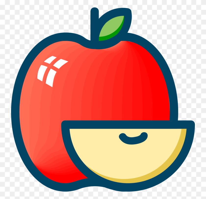 750x750 Apple Iconos De Equipo Rebanada De Fruta - Rebanada De Manzana De Imágenes Prediseñadas
