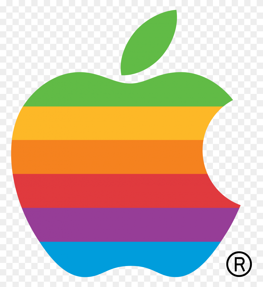 2000x2200 Apple Computer Logo Rainbow - Computer Logo PNG