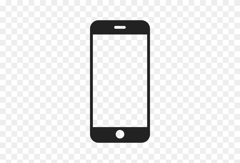 512x512 Apple, Dispositivo, Iphone, Móvil, Teléfono, Icono De Smartphone - Icono De Smartphone Png