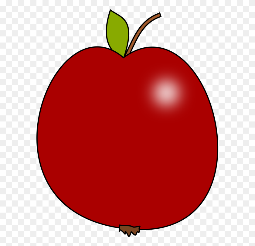 599x750 Apple Drawing Computer Icons Auglis Fruit - Fruit Clipart Free