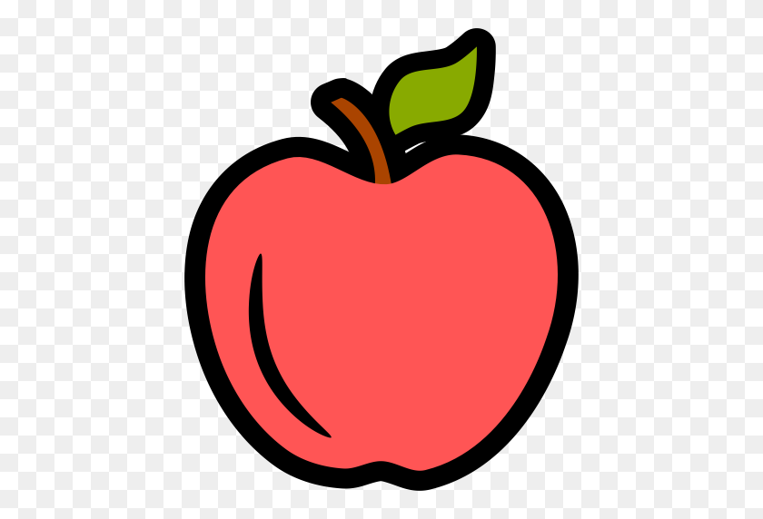 512x512 Icono De Apple, Educación, Fitness, Alimentos, Salud, Nutrición - Alimentos Saludables Png