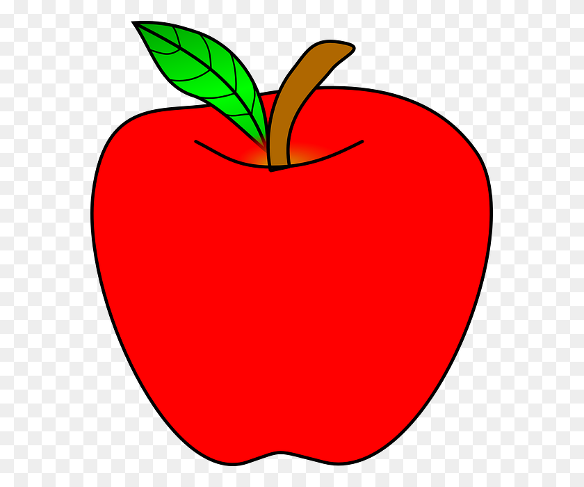 579x640 Apple Food Clipart, Исследуйте Картинки - Здоровая Еда Клипарт