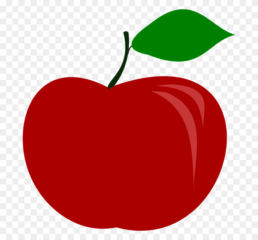 692x720 Apple Fruit Clipart - Лавина Клипарт