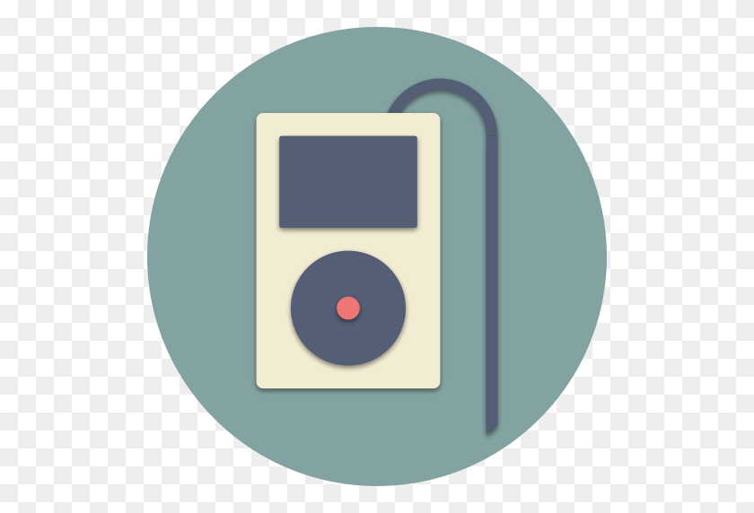 512x512 Apple, Gadget, Ipod, Multimedia, Música, Reproductor, Icono De Volumen - Icono De Apple Music Png
