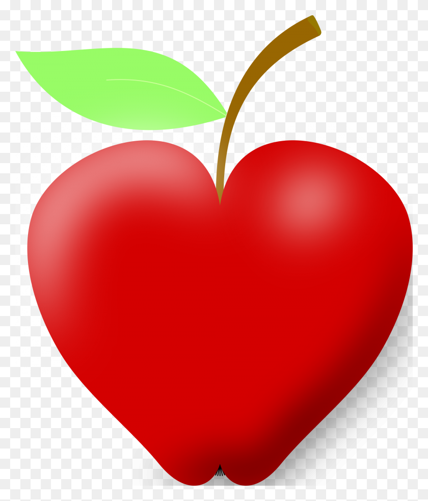 2028x2400 Яблоко Сердце Клипарт Сердце Клипарт - Бесплатные Изображения Сердца Картинки