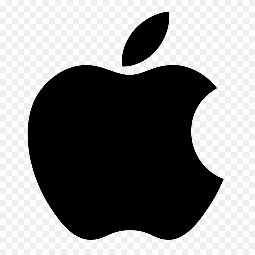 1600x1600 Icono De Apple - Logotipo De La Manzana Blanca Png