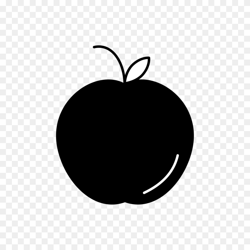 1000x1000 Icono De Apple Negro - Icono De Apple Png